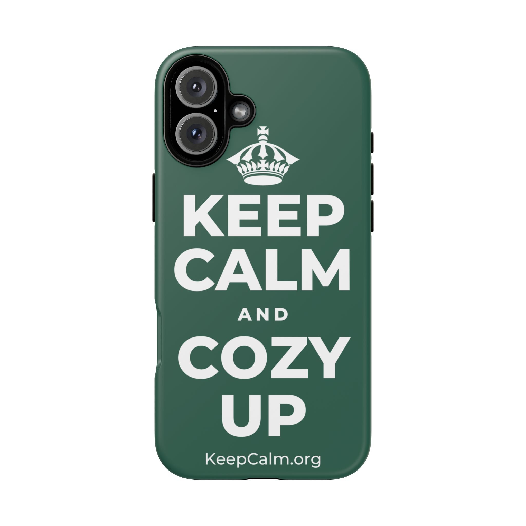 KEEP CALM AND COZY UP Phone Case