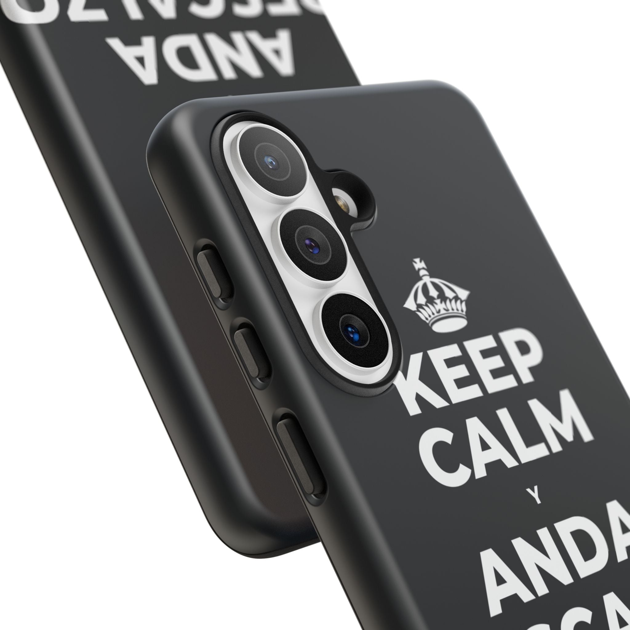 KEEP CALM Y ANDA DESCALZO EN EL PASTO Phone Case (Dark)