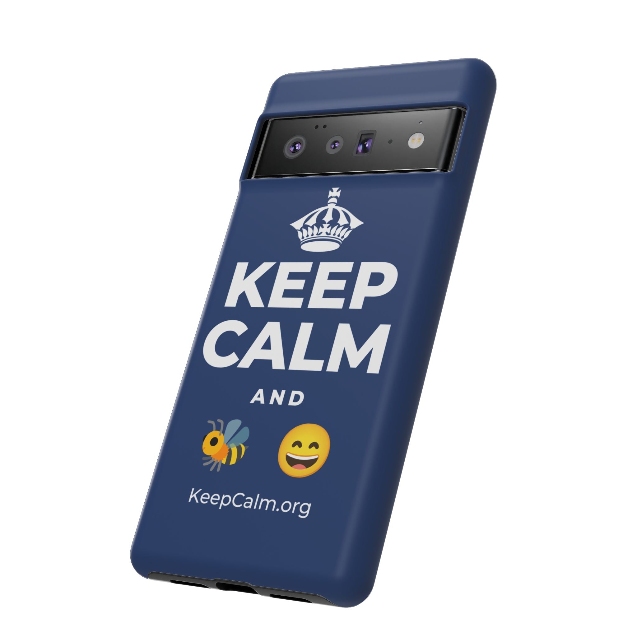 KEEP CALM AND 🐝 😄 Phone Case