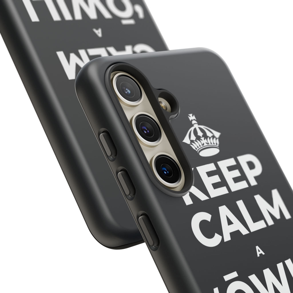KEEP CALM A ʻŌWILI I KAHI KUʻEKE Phone Case (Dark)