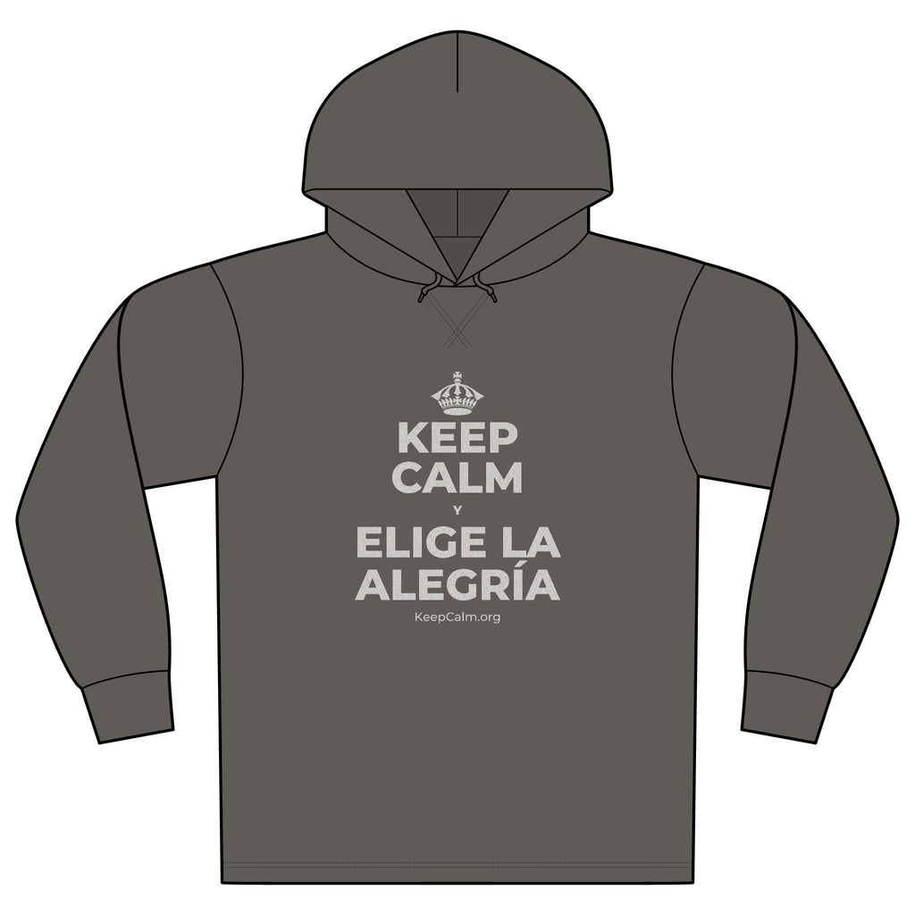 KEEP CALM Y ELIGE LA ALEGRÍA Organic Hoodie Tee