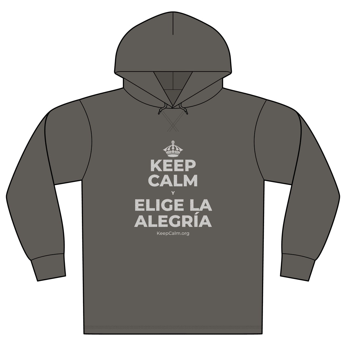 KEEP CALM Y ELIGE LA ALEGRÍA Organic Hoodie Tee