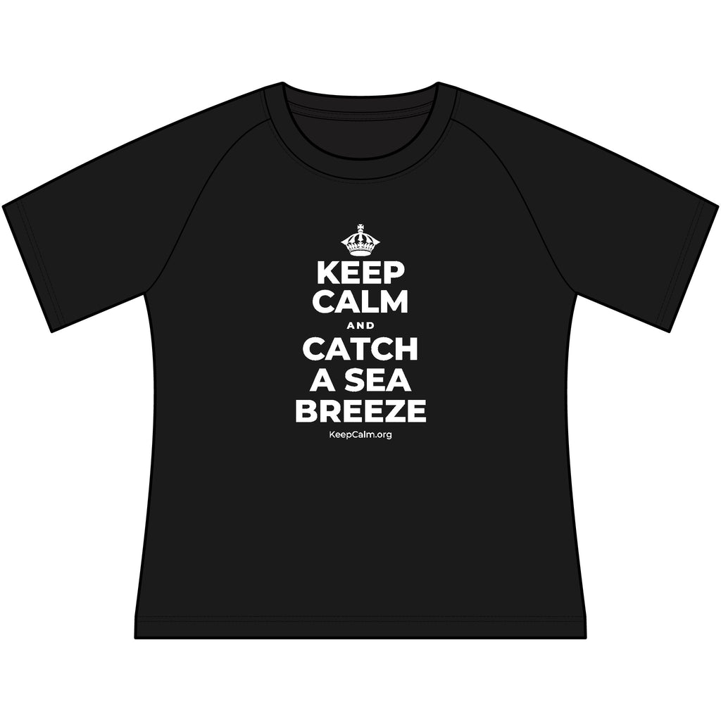 KEEP CALM AND CATCH A SEA BREEZE Women's Raglan Tee