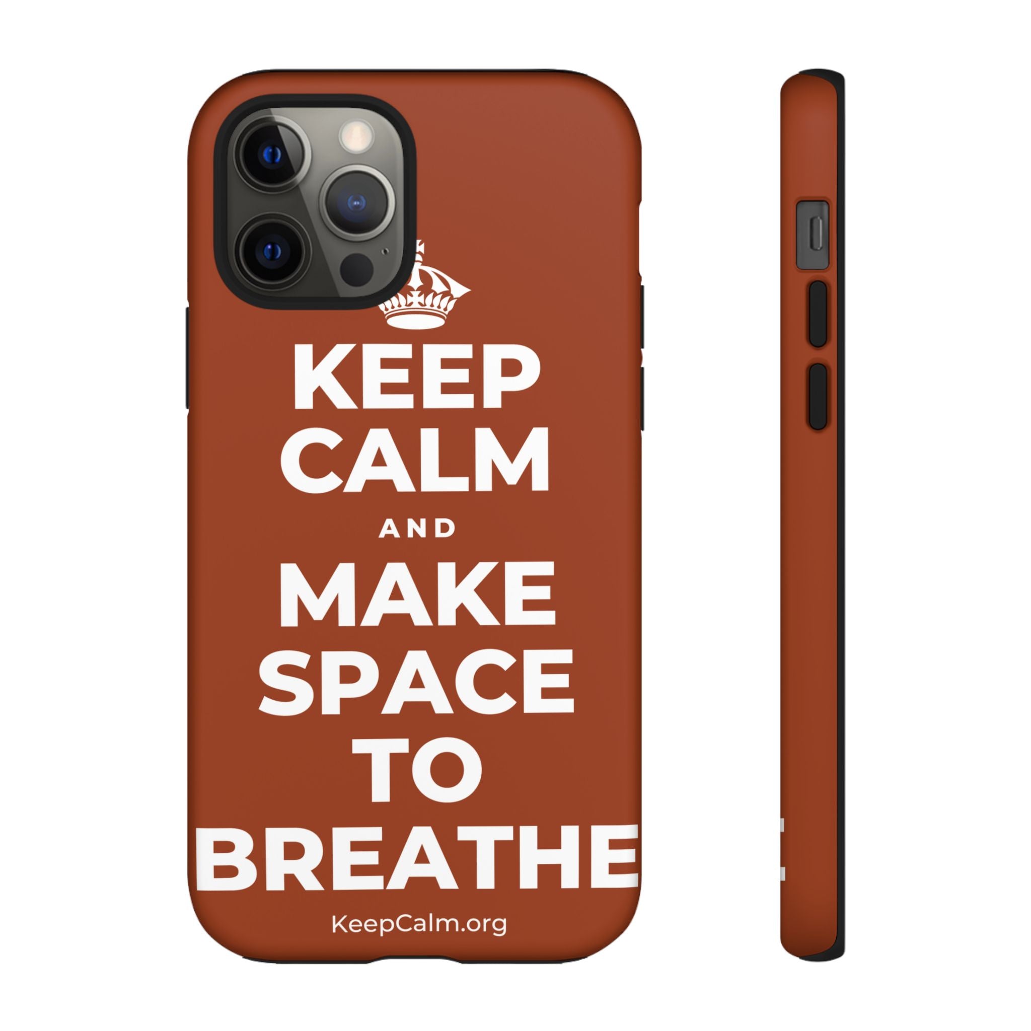 KEEP CALM AND MAKE SPACE TO BREATHE Phone Case