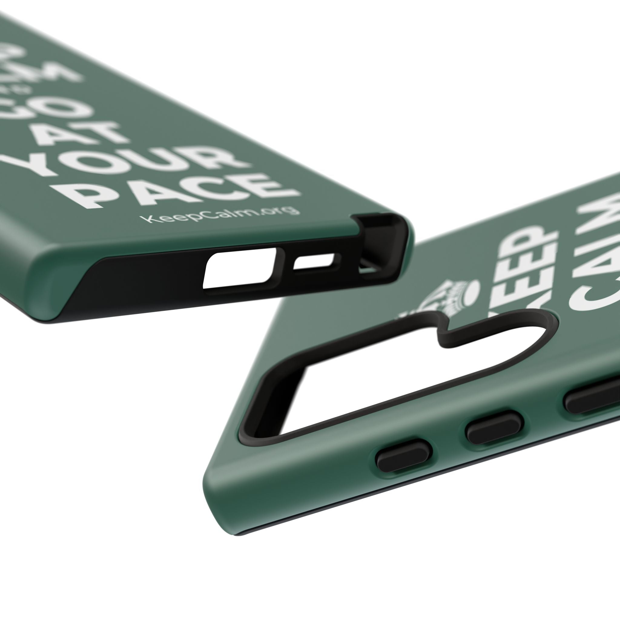 KEEP CALM AND GO AT YOUR PACE Phone Case