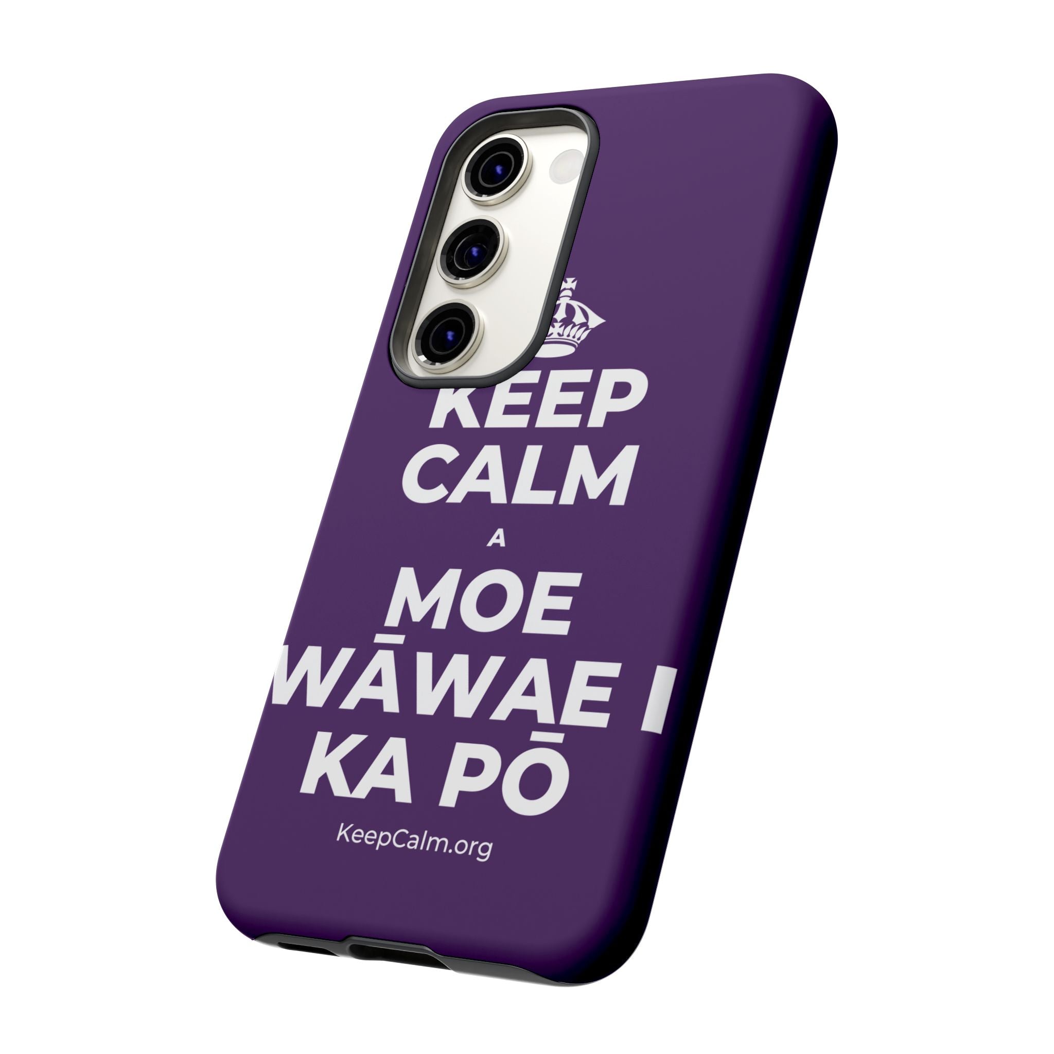 KEEP CALM A MOE WĀWAE I KA PŌ Phone Case