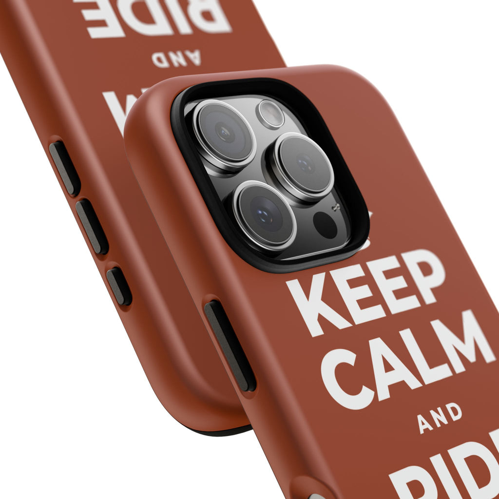 KEEP CALM AND RIDE THE WAVE Phone Case