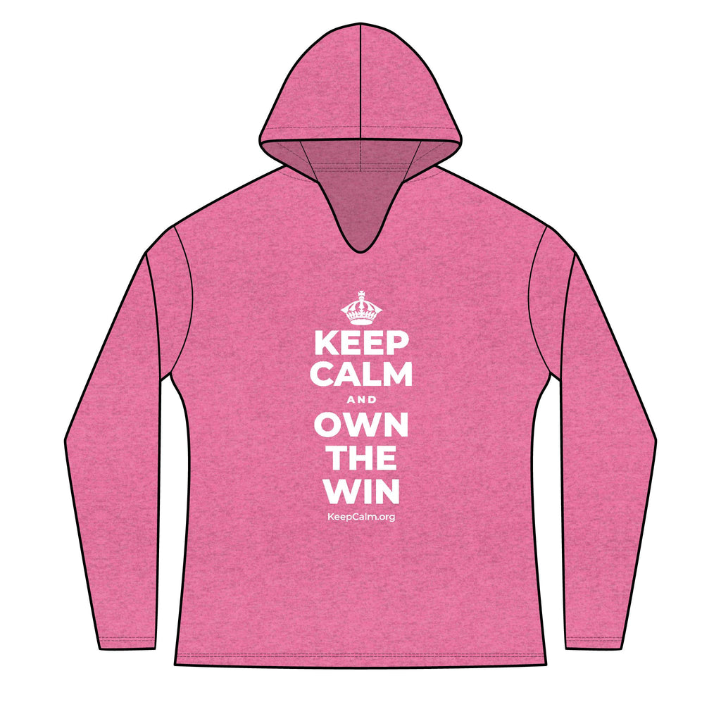KEEP CALM AND OWN THE WIN Women's Long Sleeve Hoodie