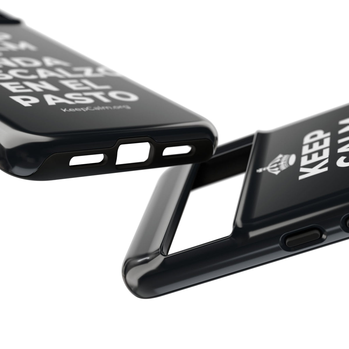 KEEP CALM Y ANDA DESCALZO EN EL PASTO Phone Case (Dark)