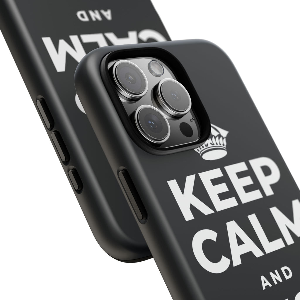 KEEP CALM AND REST SOON Phone Case (Dark)