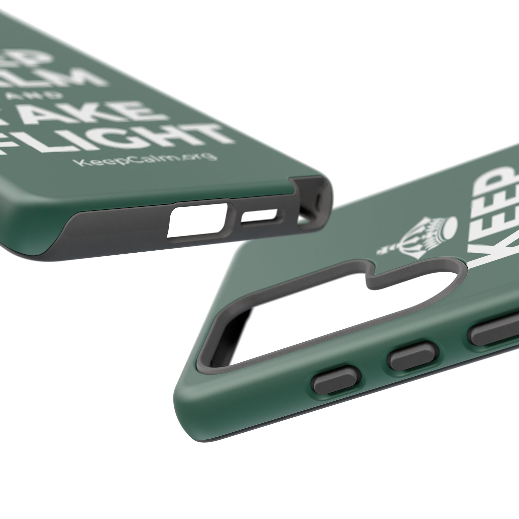 KEEP CALM AND TAKE FLIGHT Phone Case