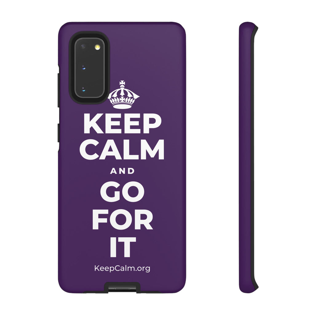 KEEP CALM AND GO FOR IT Phone Case
