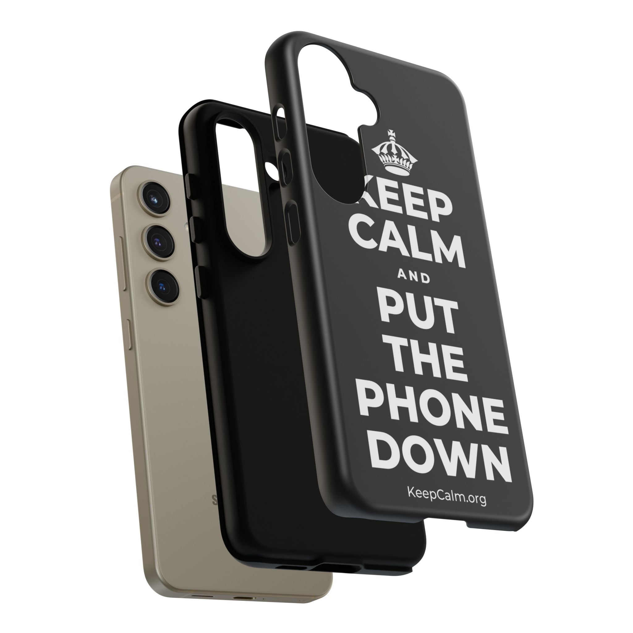 KEEP CALM AND PUT THE PHONE DOWN Phone Case