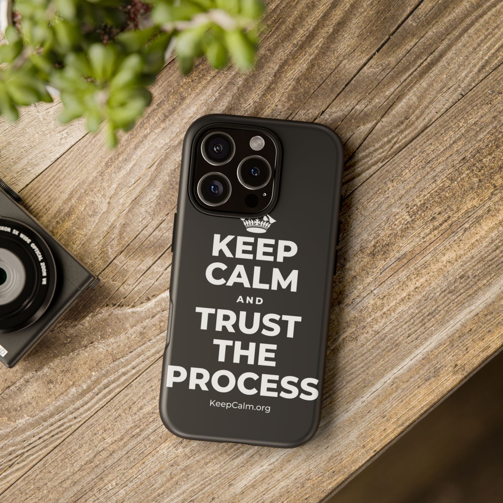 KEEP CALM AND TRUST THE PROCESS Phone Case