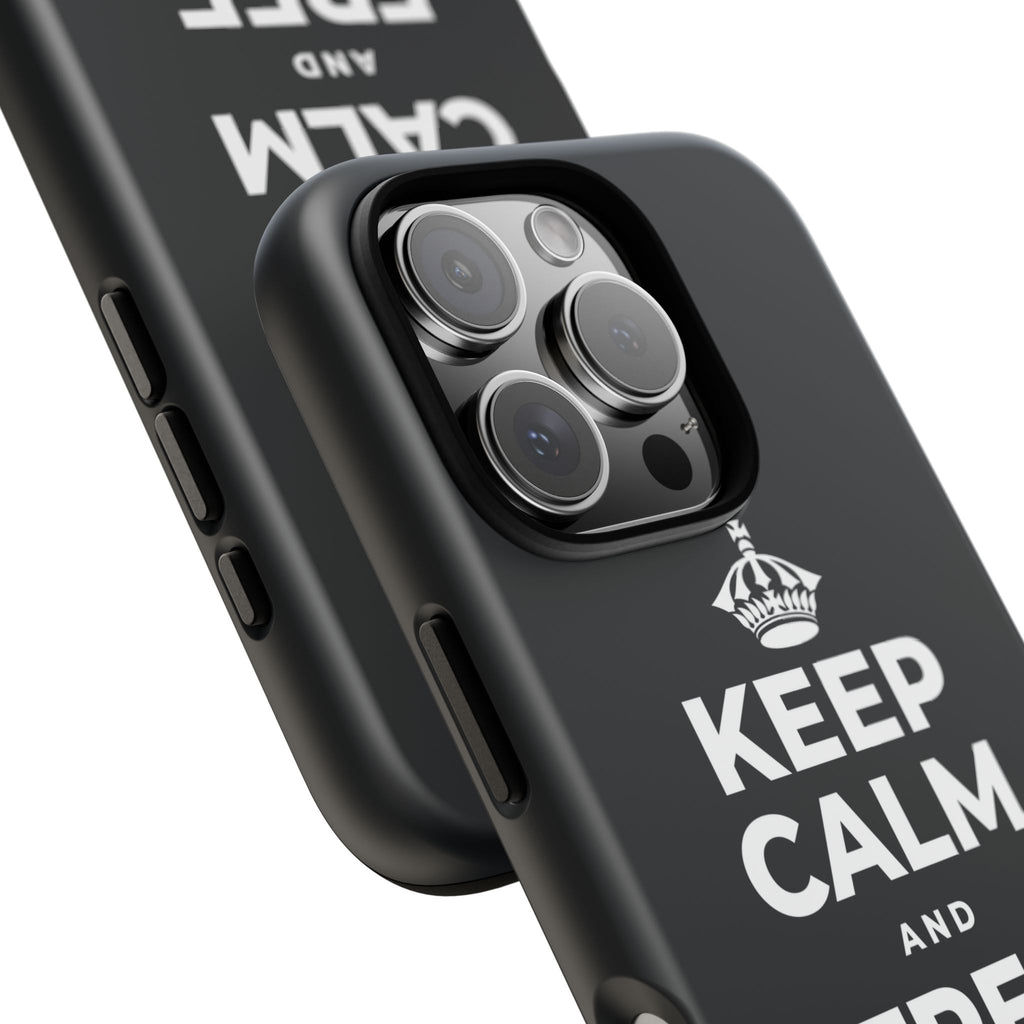 KEEP CALM AND FREE YOURSELF Phone Case (Dark)