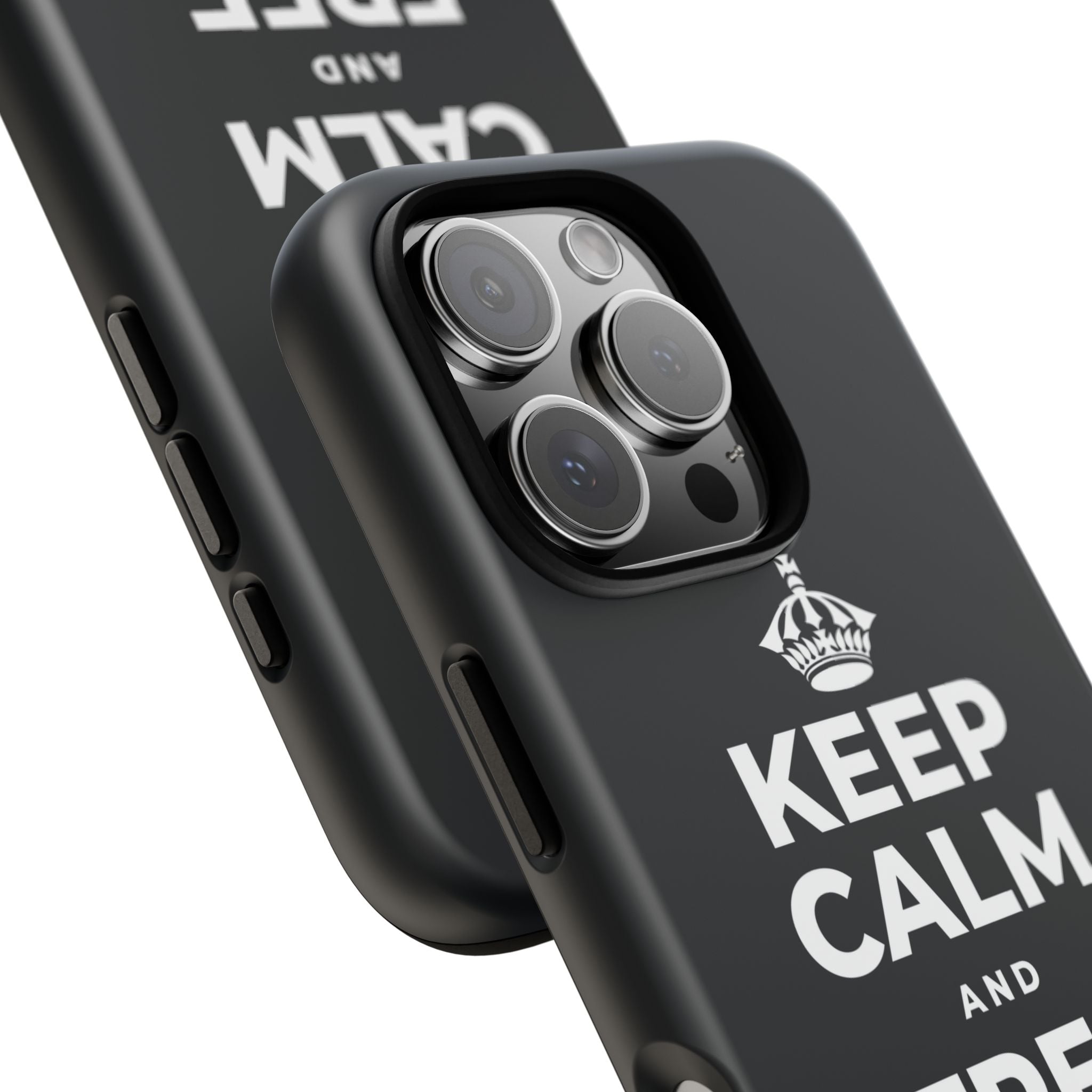 KEEP CALM AND FREE YOURSELF Phone Case (Dark)