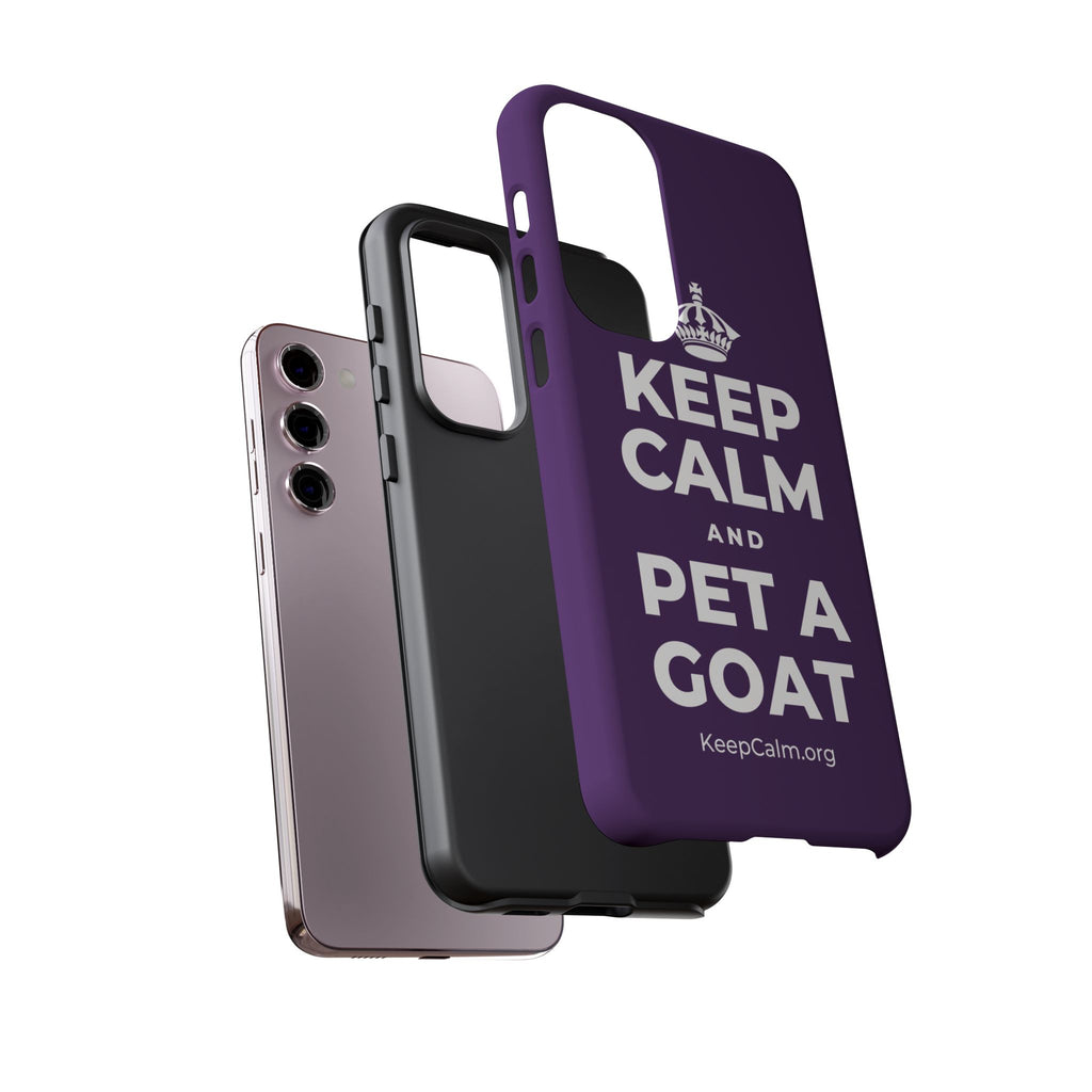 KEEP CALM AND PET A GOAT Phone Case