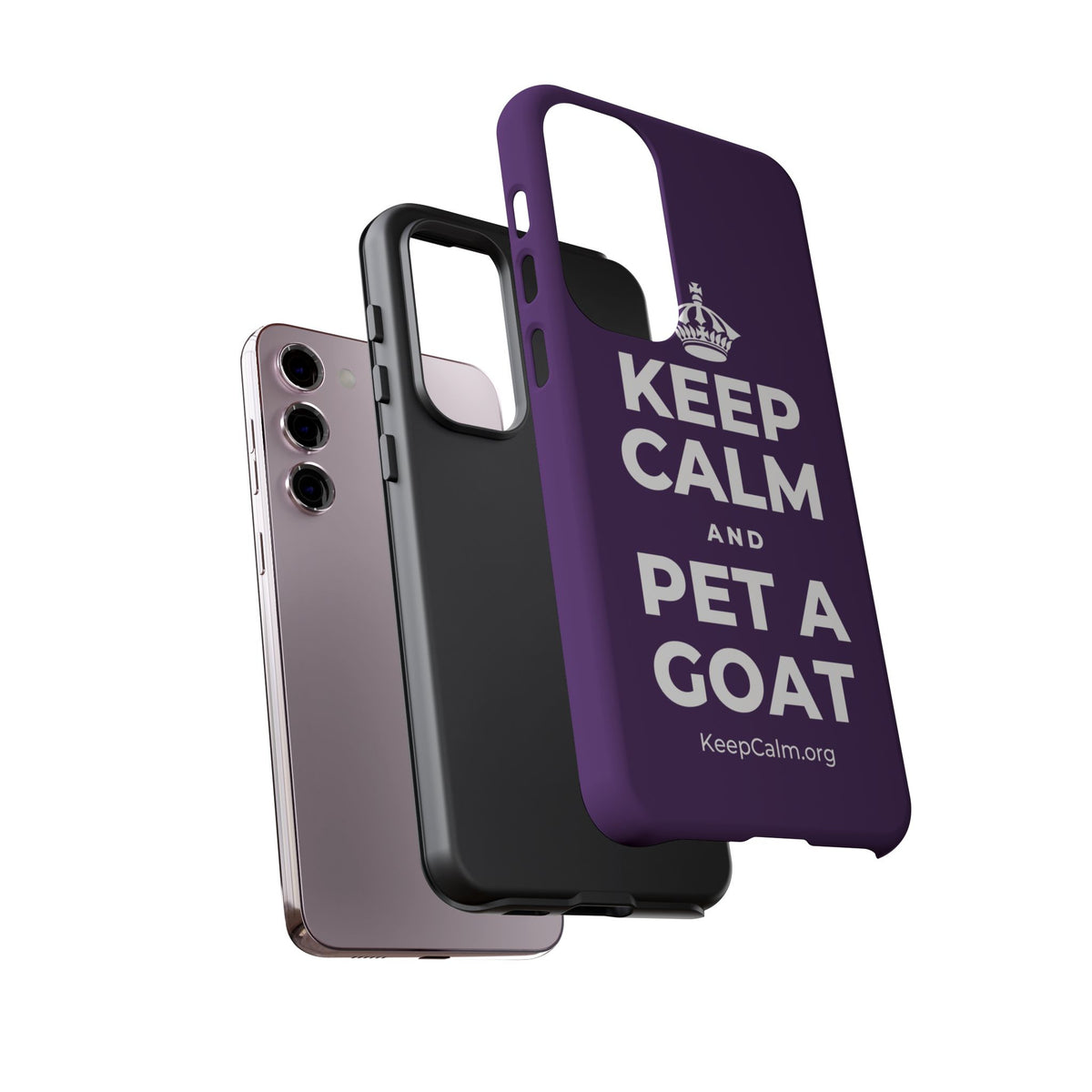 KEEP CALM AND PET A GOAT Phone Case