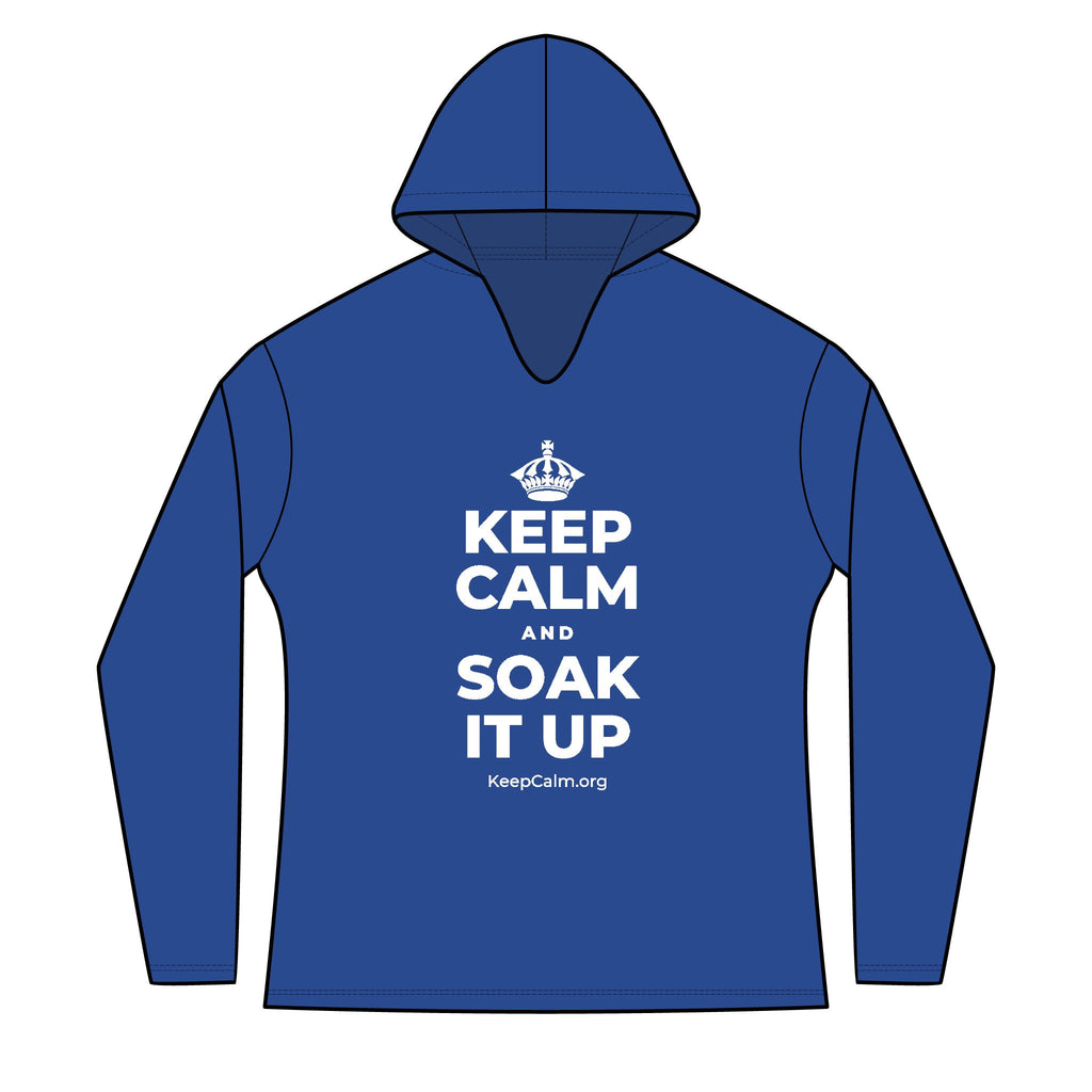 KEEP CALM AND SOAK IT UP Women's Long Sleeve Hoodie