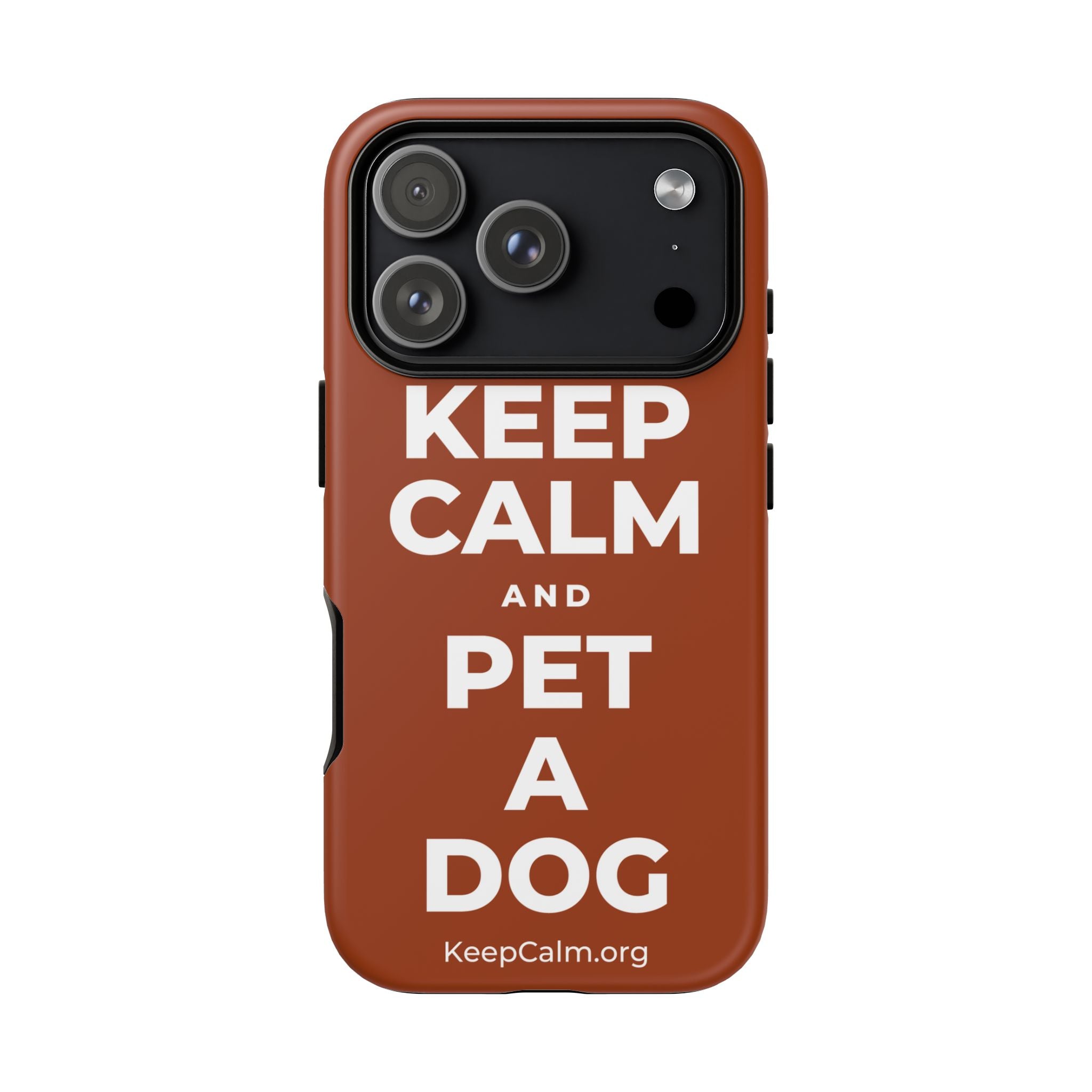 KEEP CALM AND PET A DOG Phone Case