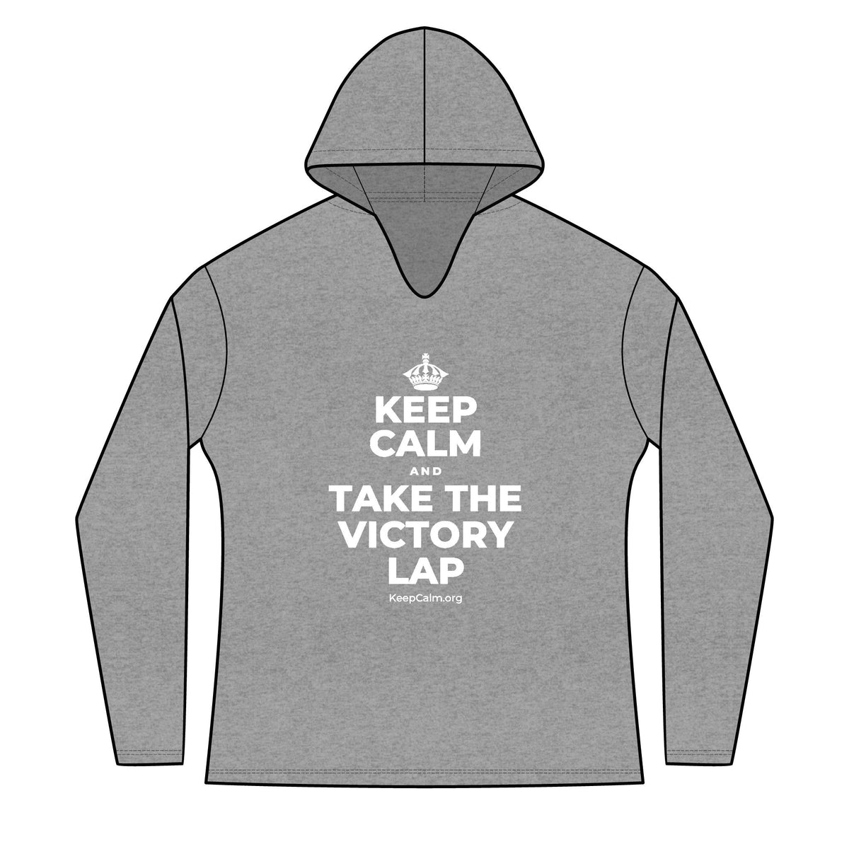 KEEP CALM AND TAKE THE VICTORY LAP Women's Long Sleeve Hoodie