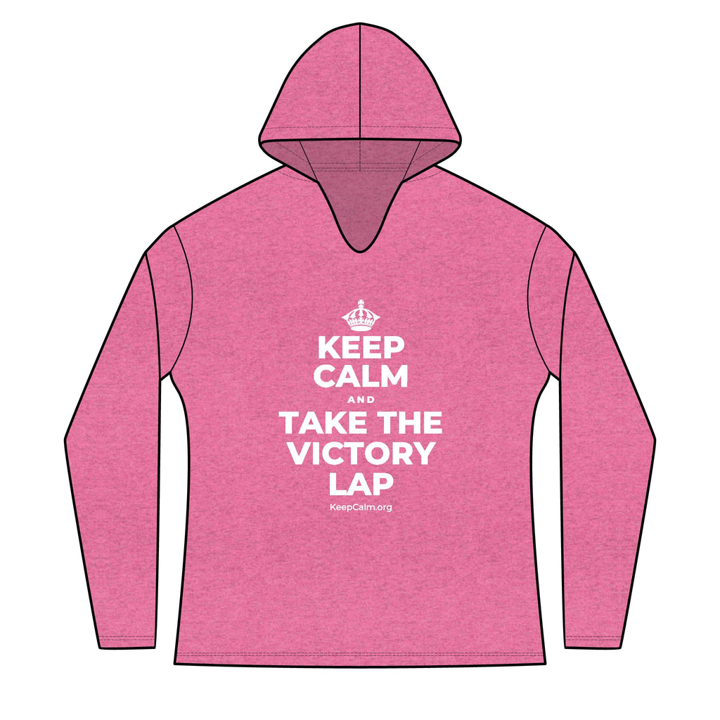 KEEP CALM AND TAKE THE VICTORY LAP Women's Long Sleeve Hoodie