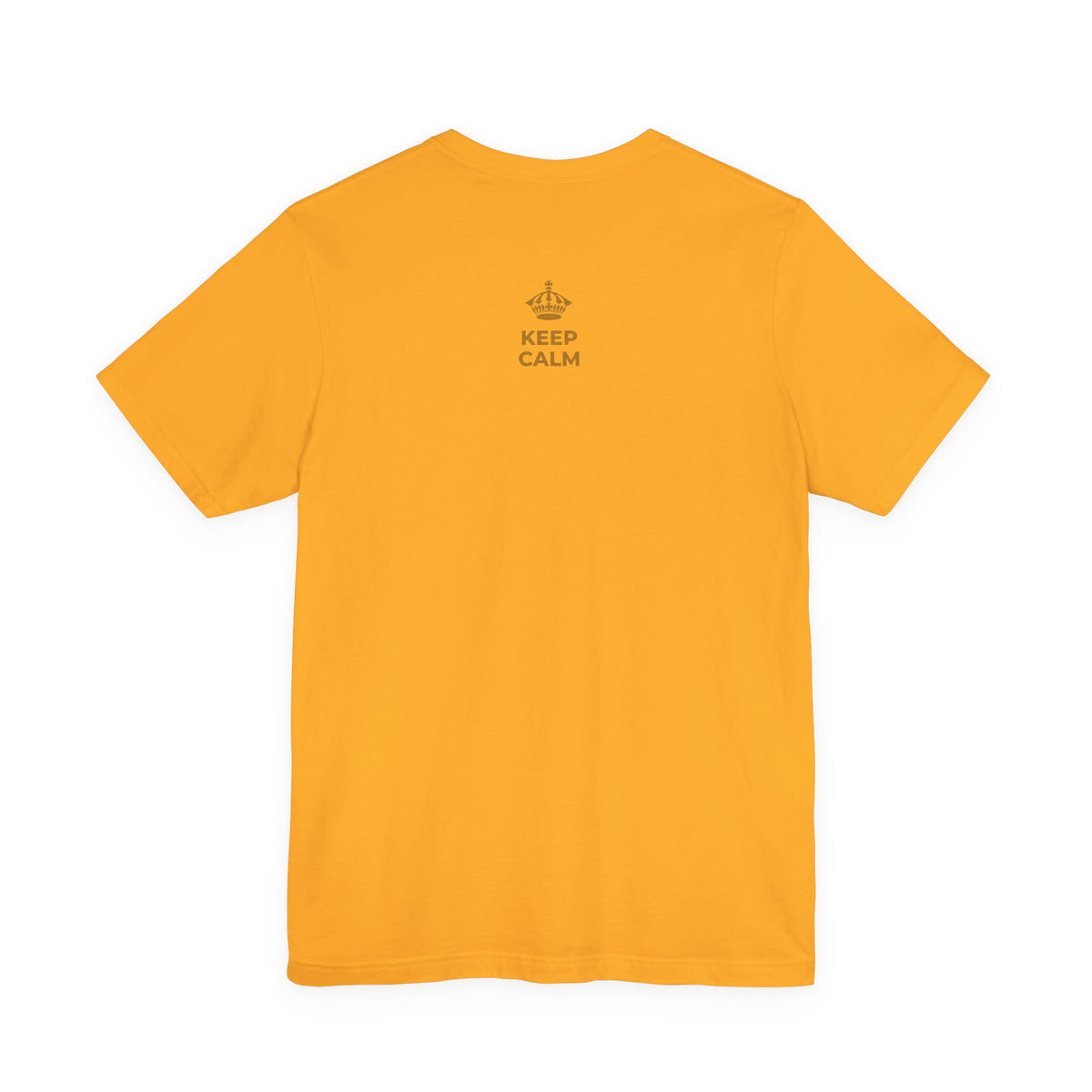 KEEP CALM AND SAY IT TODAY T-Shirt (Baby Blue–Silver)