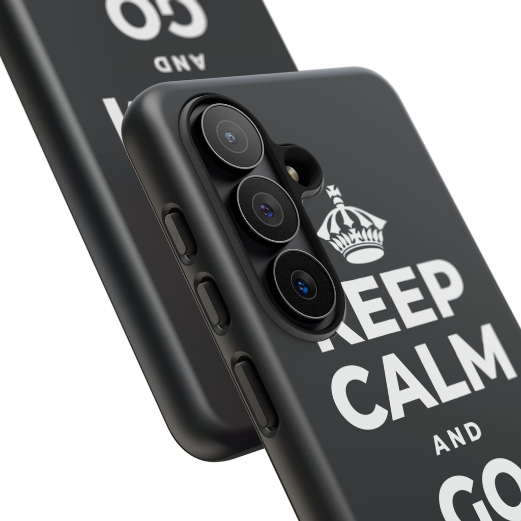 KEEP CALM AND GO FOR A WALK Phone Case (Dark)