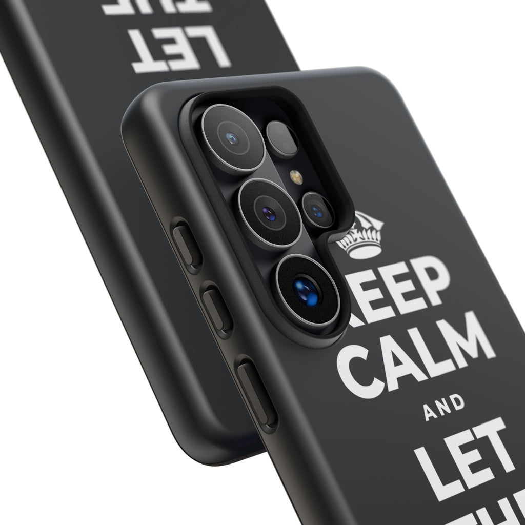 KEEP CALM AND LET THE SMILE OUT Phone Case (Dark)