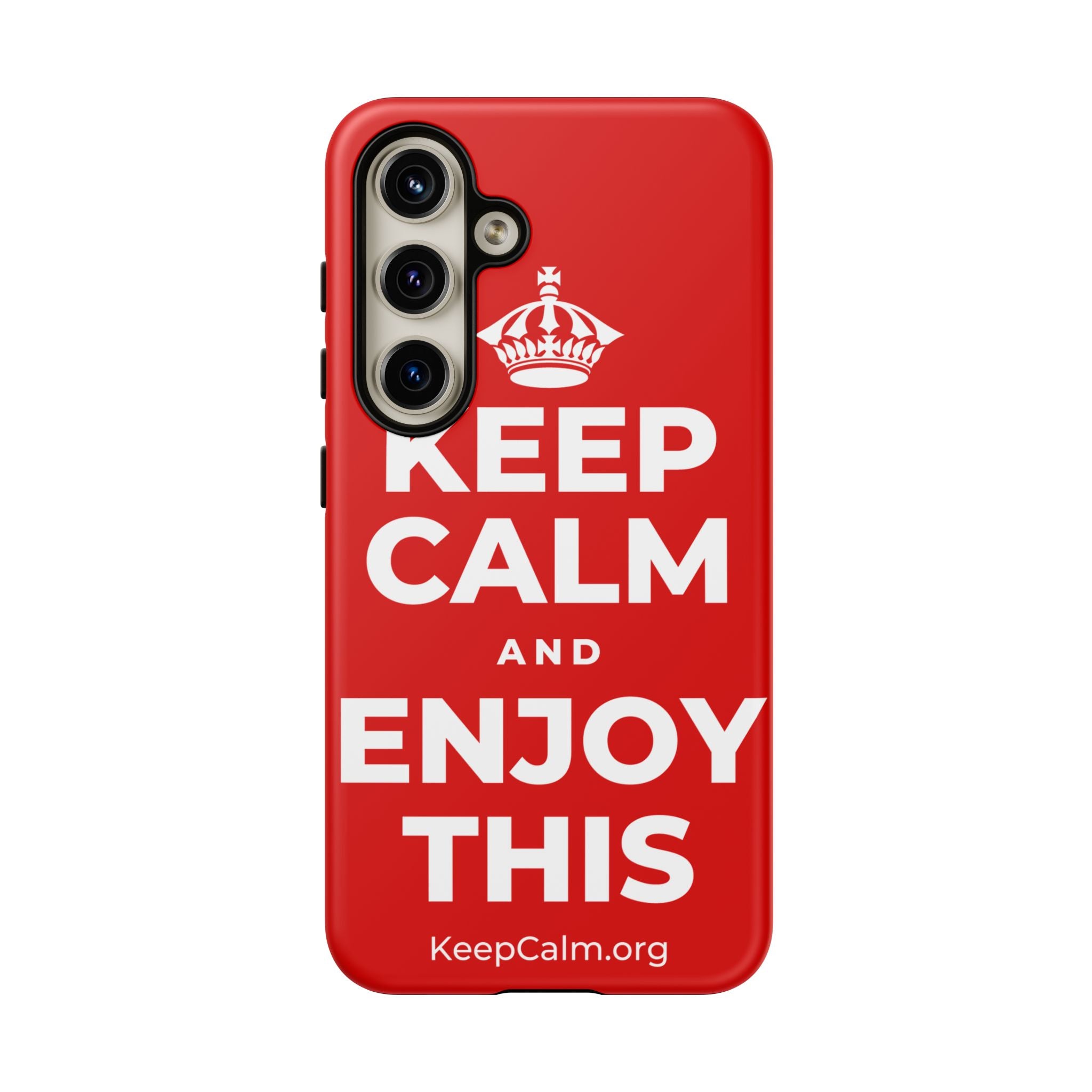 KEEP CALM AND ENJOY THIS Phone Case