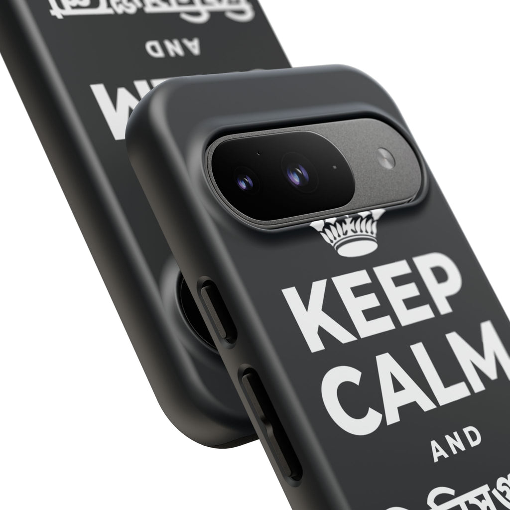 KEEP CALM AND জিনিসগুলো ঝরে যেতে দাও Phone Case (Dark)