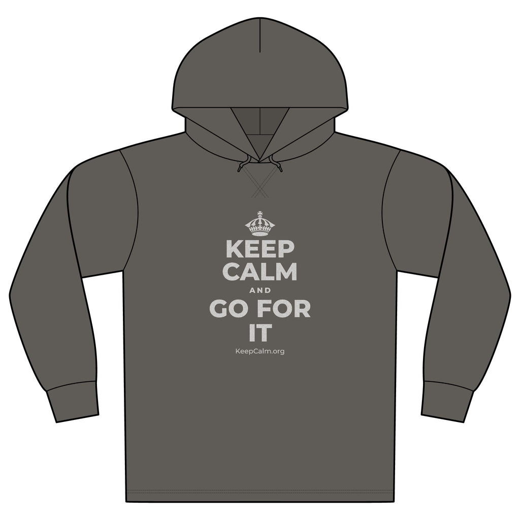 KEEP CALM AND GO FOR IT Organic Hoodie Tee