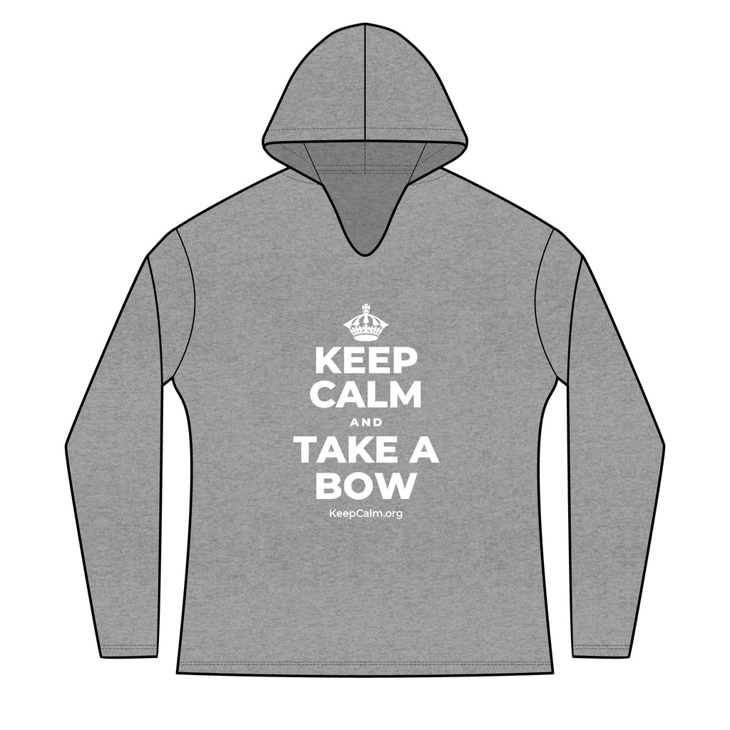 KEEP CALM AND TAKE A BOW Women's Long Sleeve Hoodie