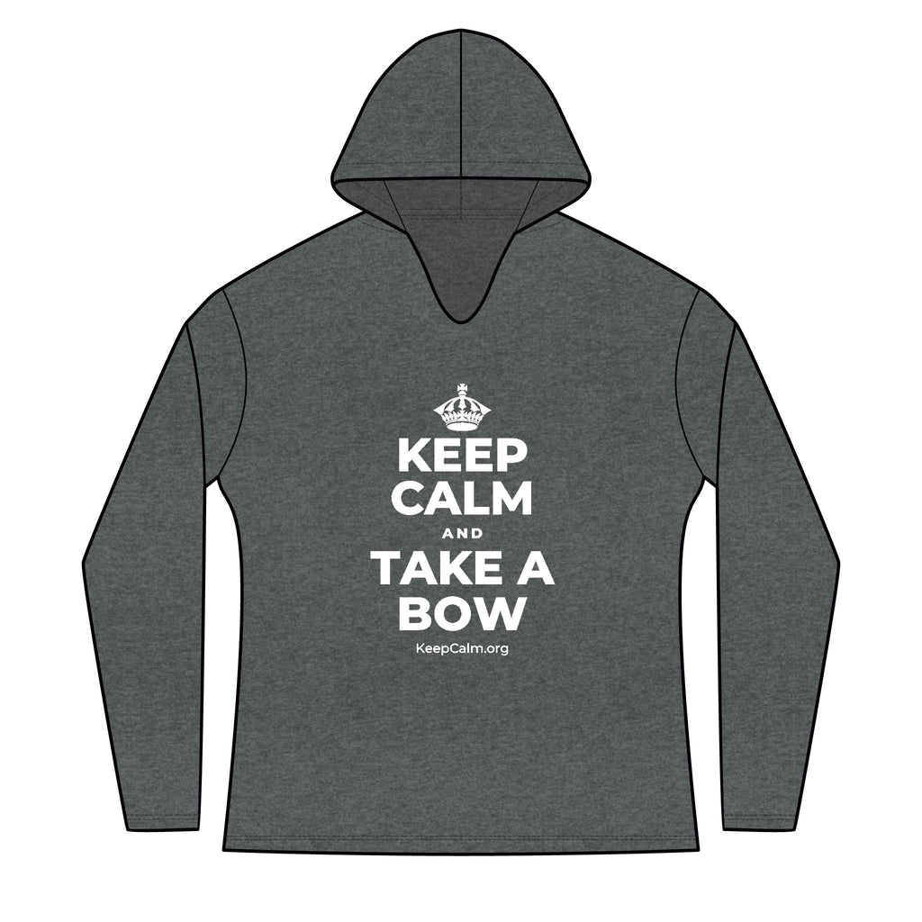 KEEP CALM AND TAKE A BOW Women's Long Sleeve Hoodie