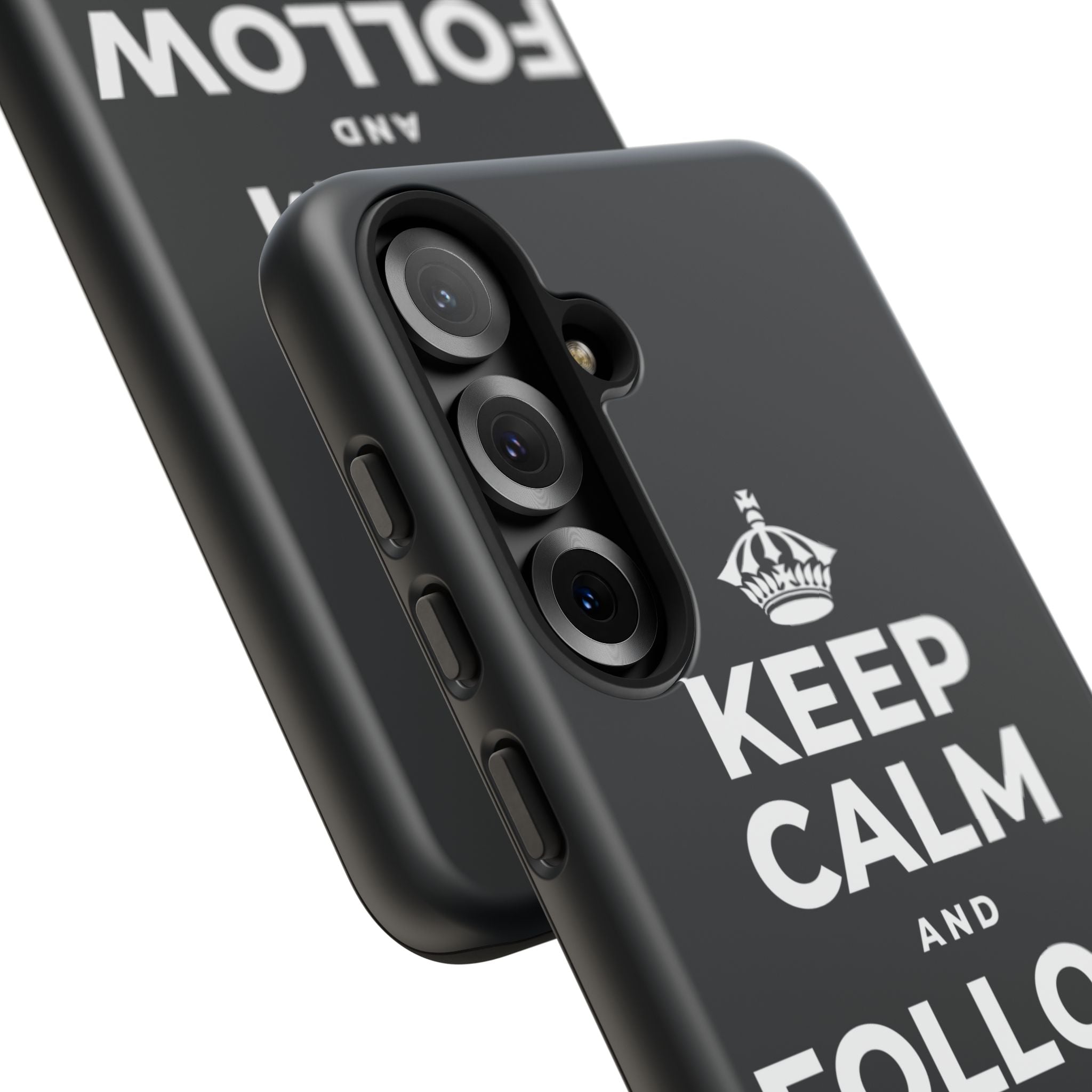 KEEP CALM AND FOLLOW YOUR HEART Phone Case (Dark)