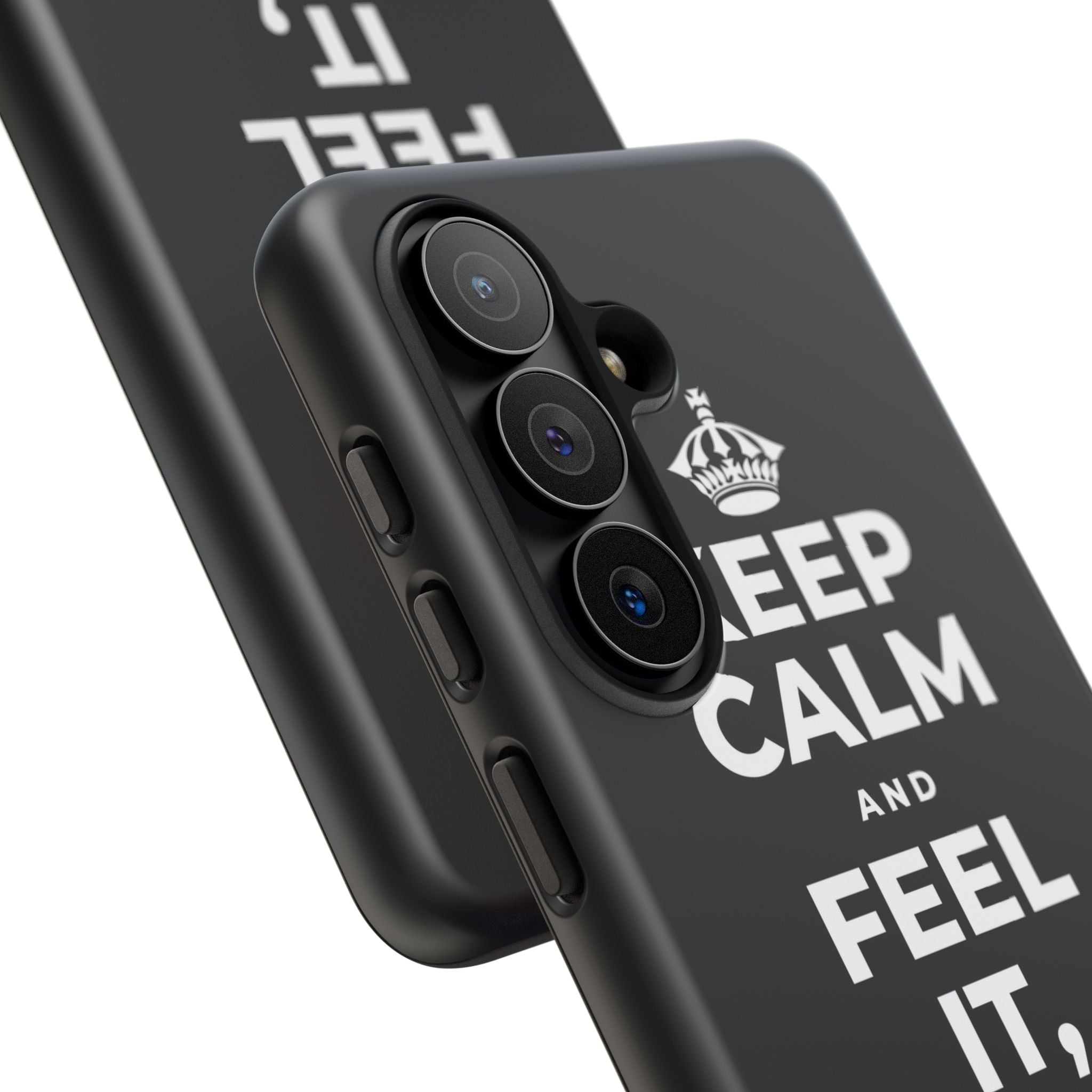 KEEP CALM AND FEEL IT, NOT FEED IT Phone Case (Dark)