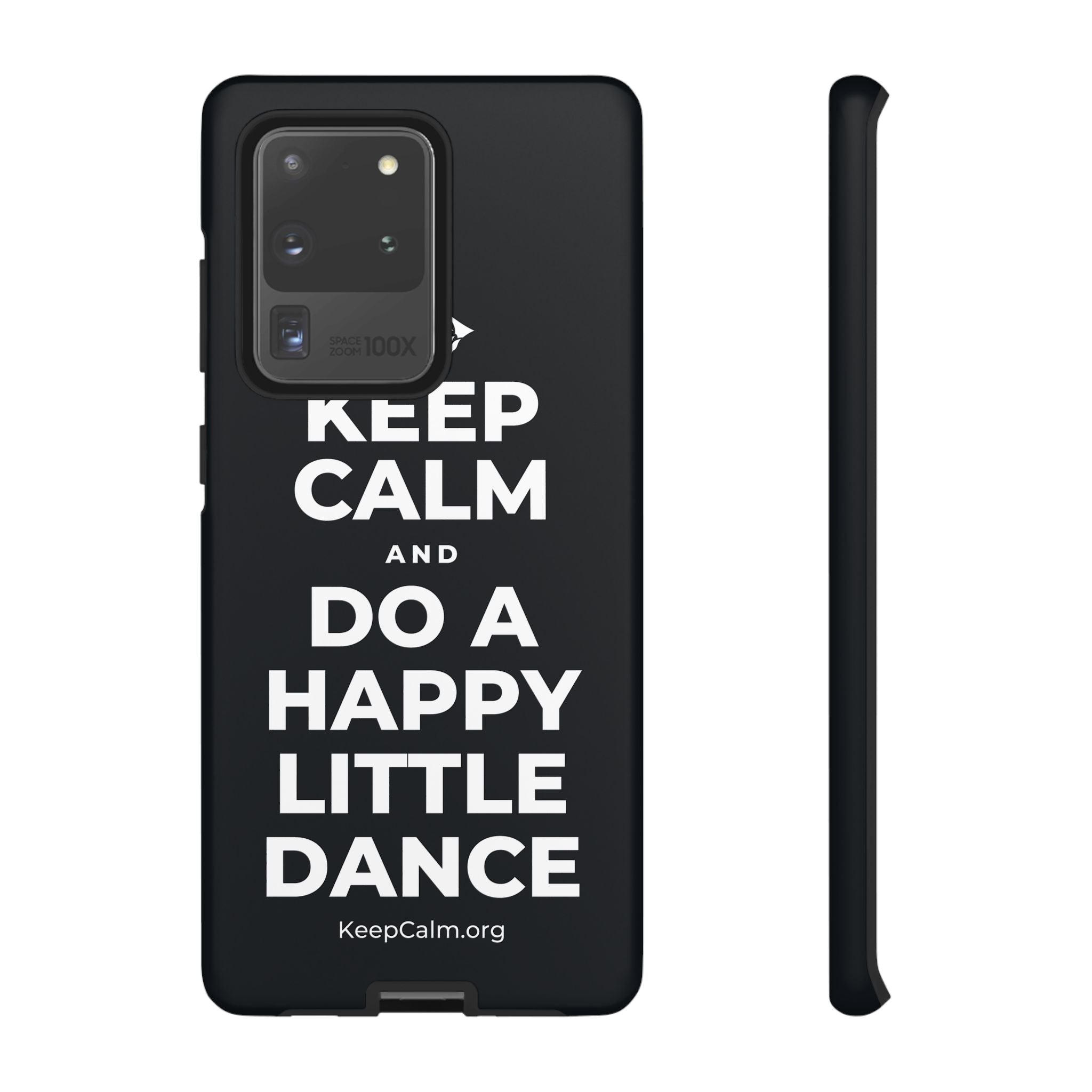 KEEP CALM AND DO A HAPPY LITTLE DANCE Phone Case (Dark)