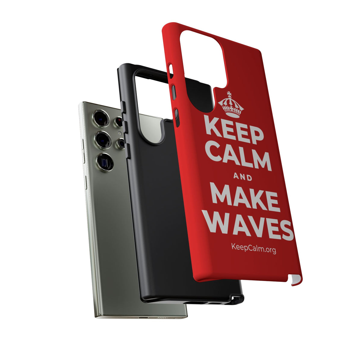 KEEP CALM AND MAKE WAVES Phone Case