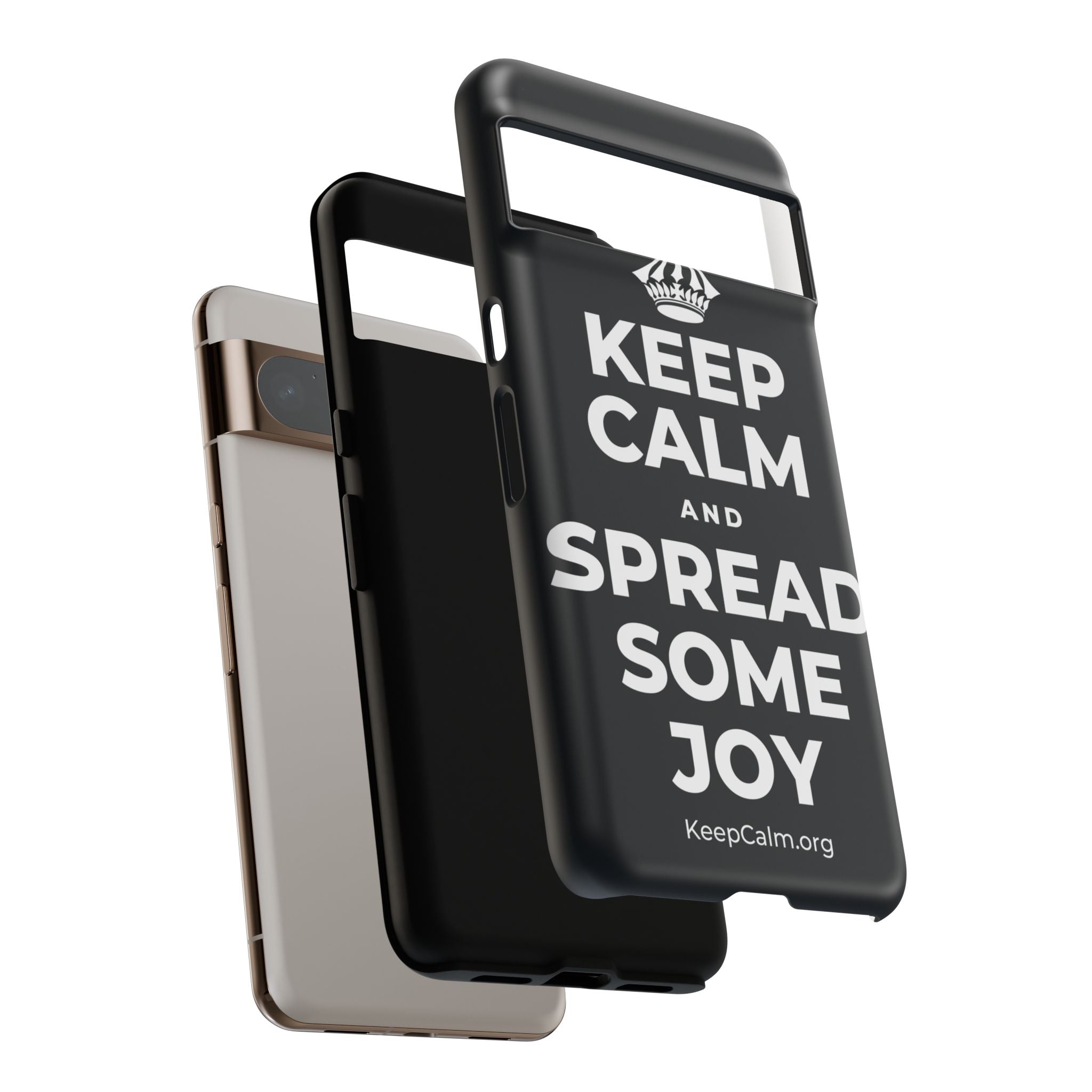 KEEP CALM AND SPREAD SOME JOY Phone Case (Dark)