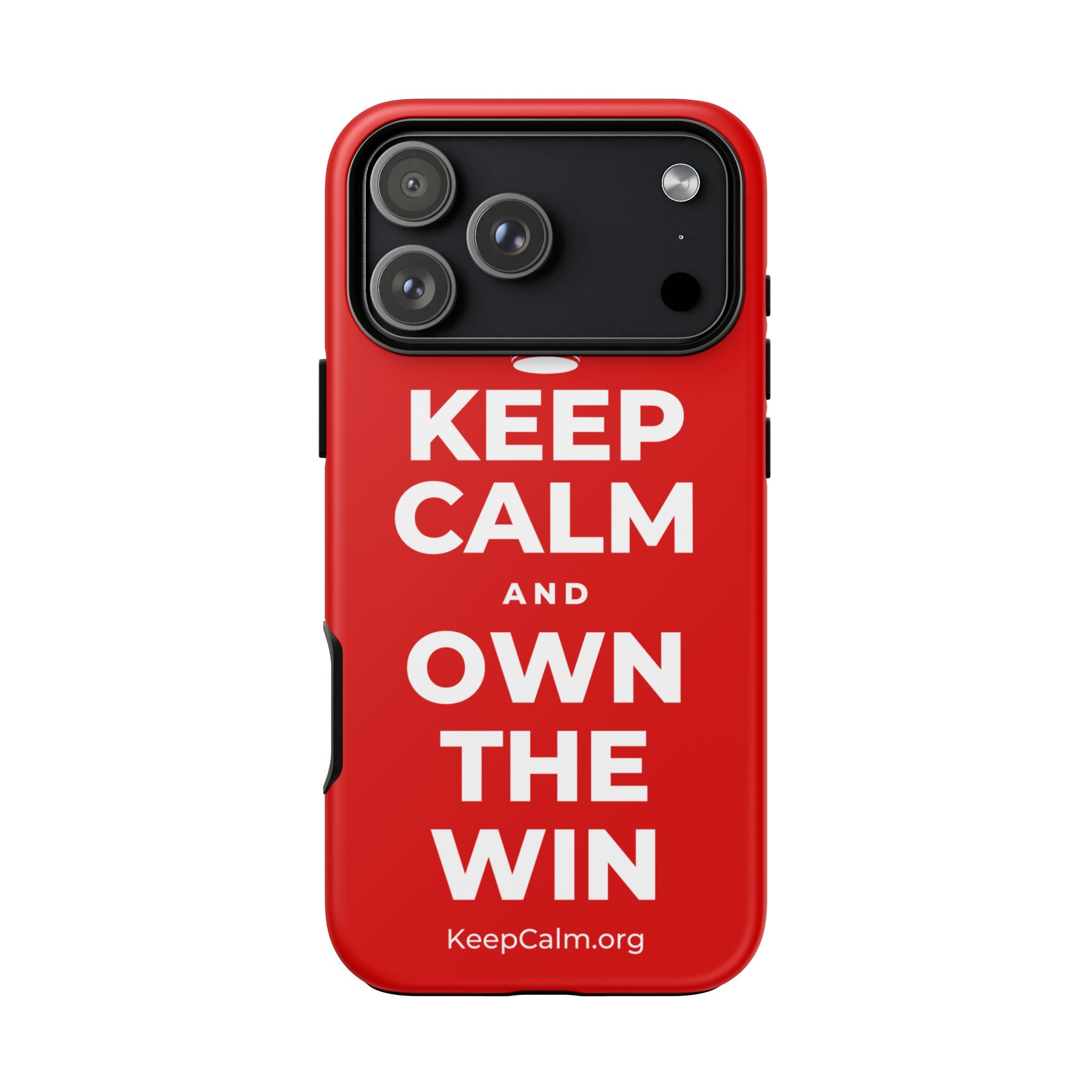 KEEP CALM AND OWN THE WIN Phone Case