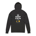 KEEP CALM AND BEE HAPPY Hooded Long Sleeve Tee