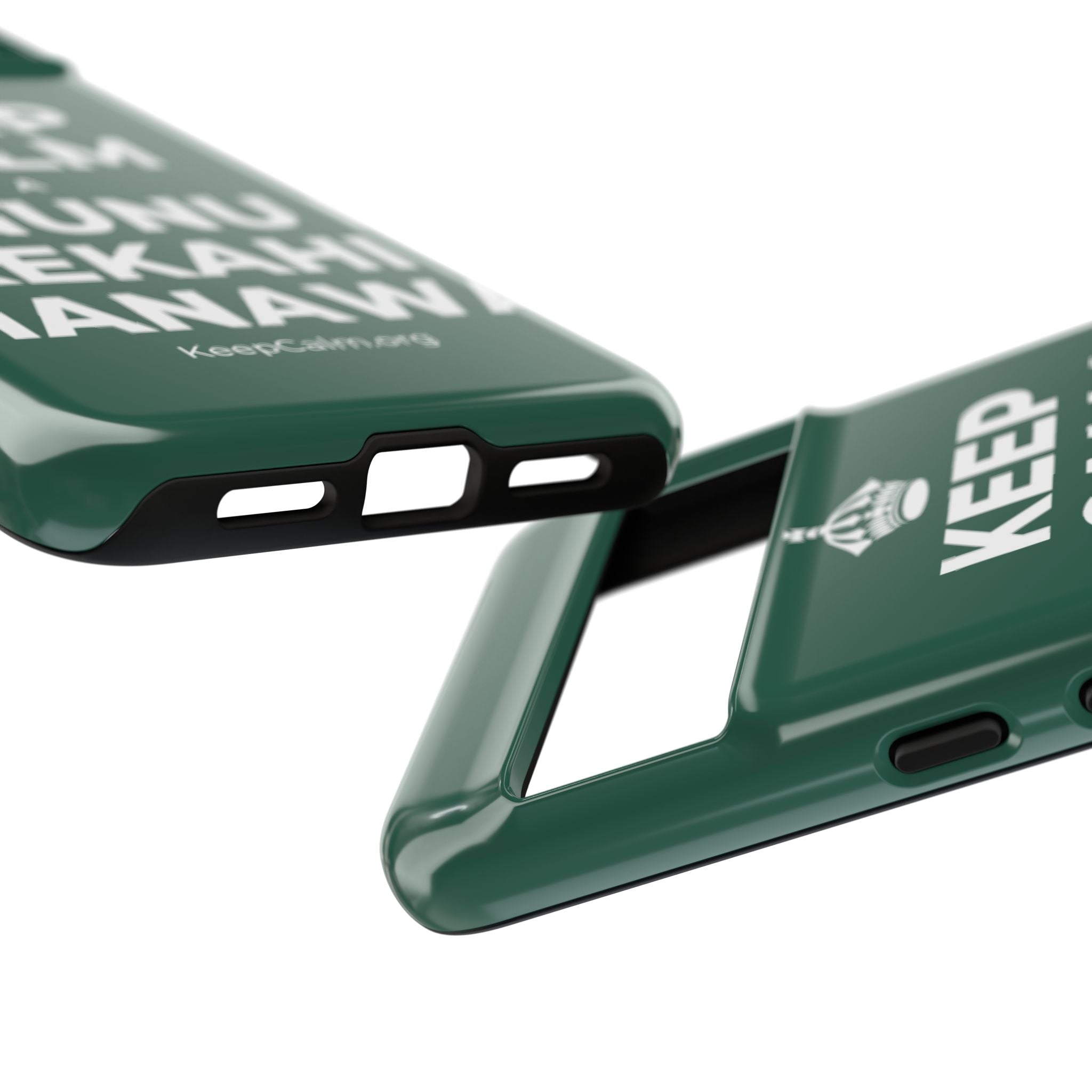 KEEP CALM A ʻANUNU I KEKAHI MANAWA Phone Case