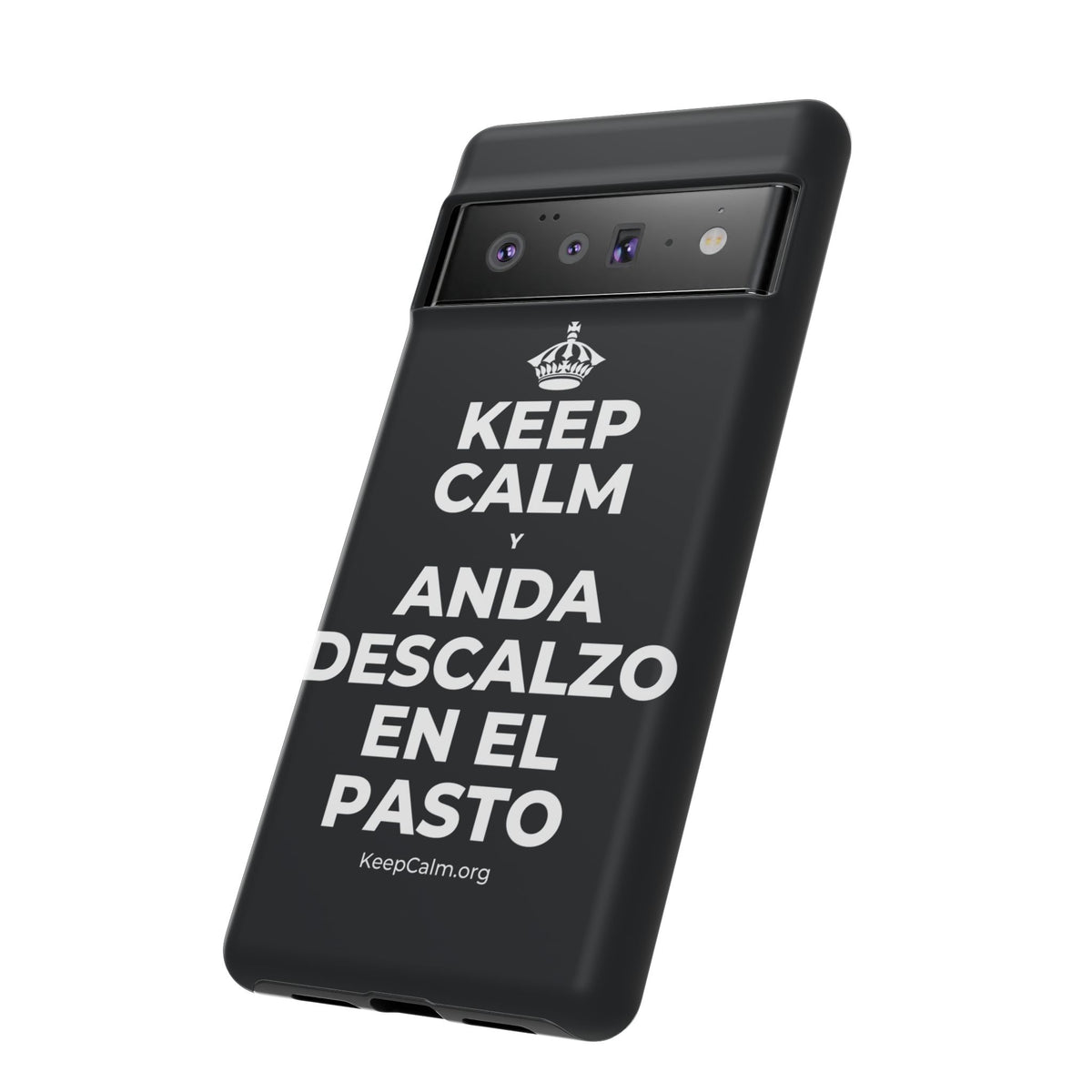 KEEP CALM Y ANDA DESCALZO EN EL PASTO Phone Case (Dark)