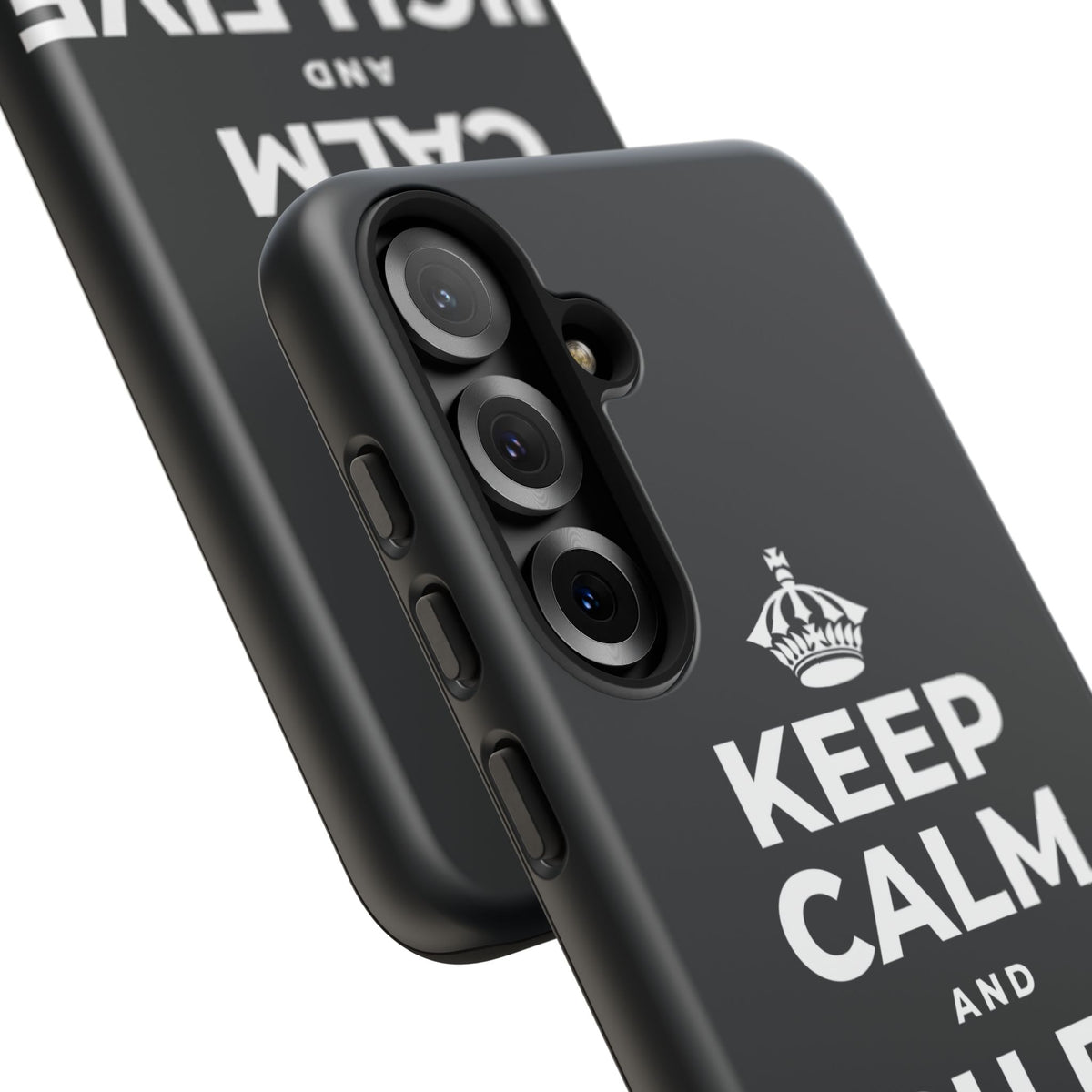 KEEP CALM AND HIGH FIVE SOMEONE Phone Case (Dark)