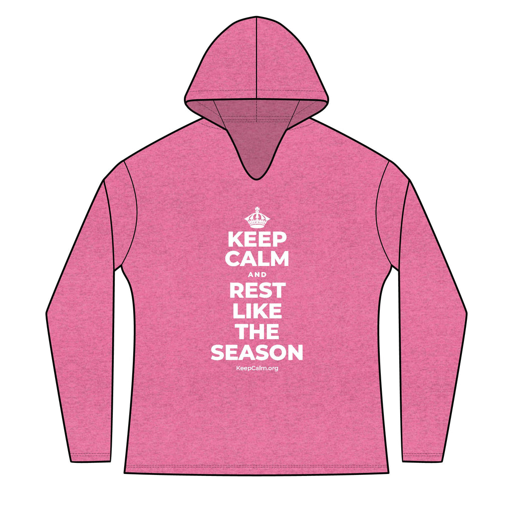 KEEP CALM AND REST LIKE THE SEASON Women's Long Sleeve Hoodie