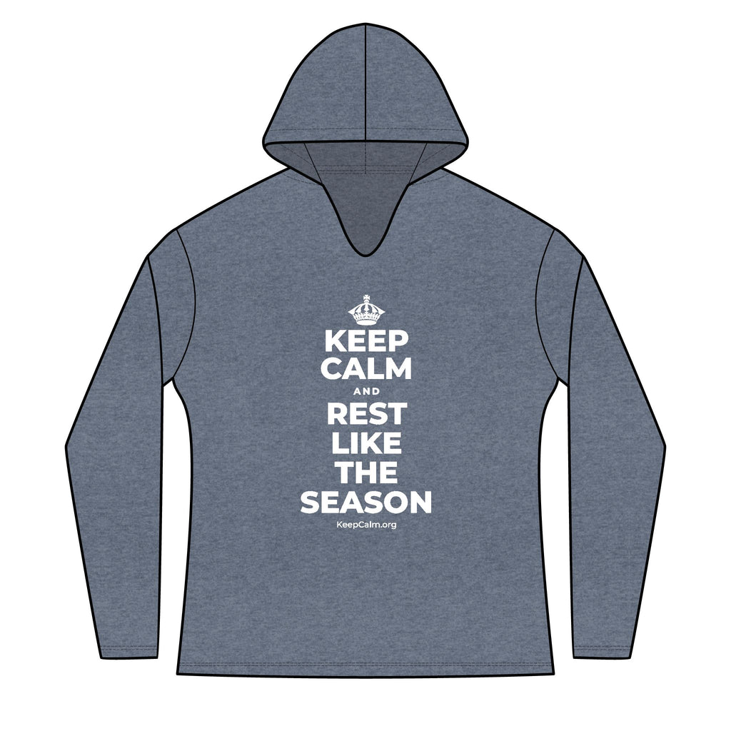 KEEP CALM AND REST LIKE THE SEASON Women's Long Sleeve Hoodie