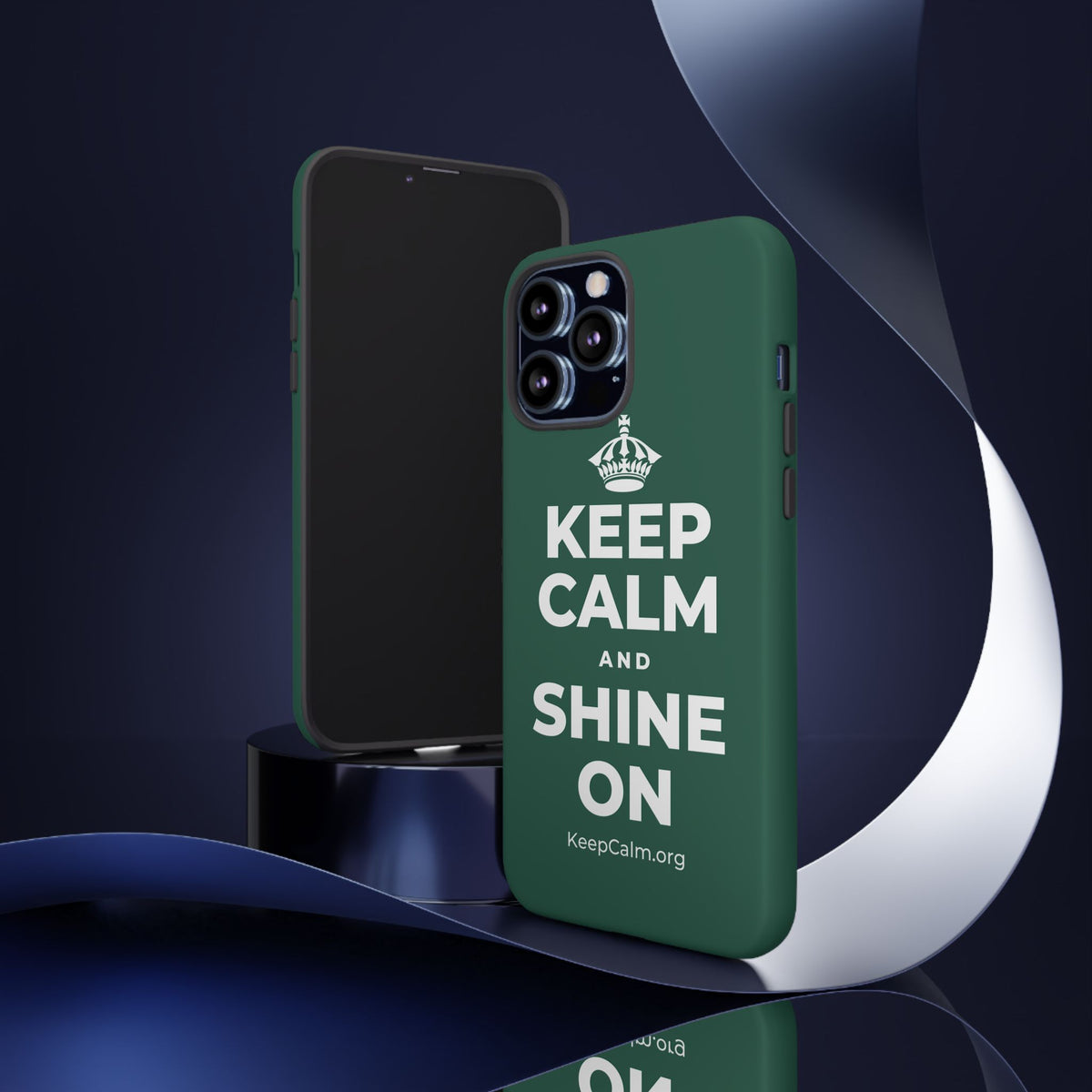 KEEP CALM AND SHINE ON Phone Case