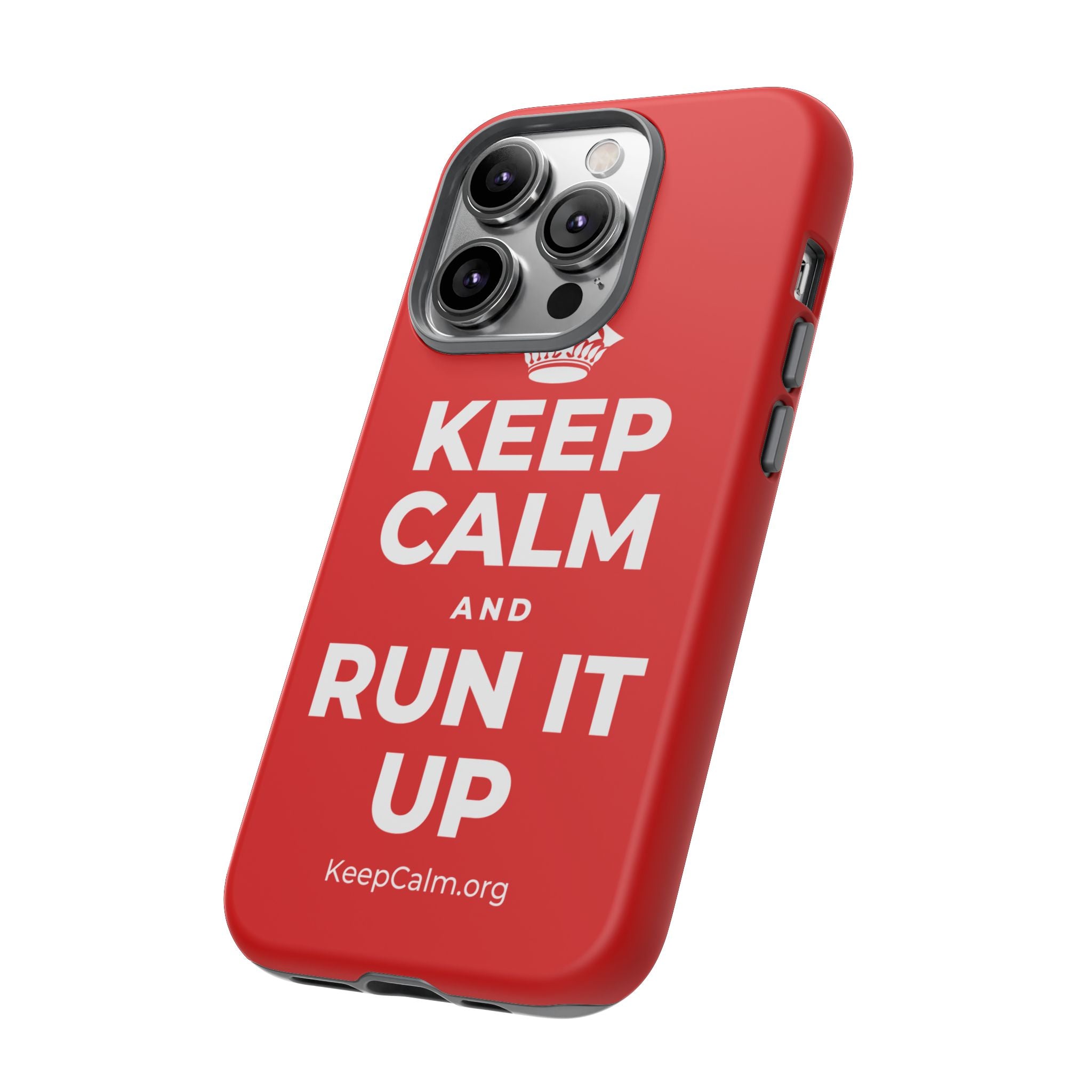 KEEP CALM AND RUN IT UP Phone Case
