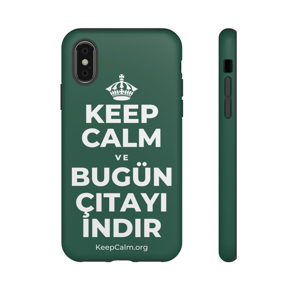 KEEP CALM VE BUGÜN ÇITAYI INDIR Phone Case