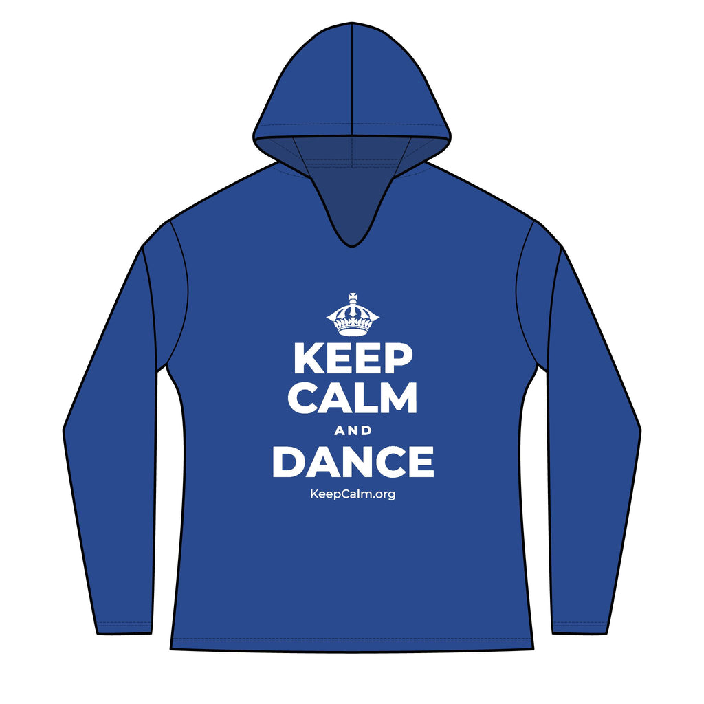 KEEP CALM AND DANCE Women's Long Sleeve Hoodie